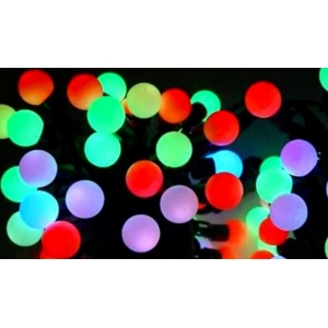 Новогодняя светодиодная гирлянда шарики LED